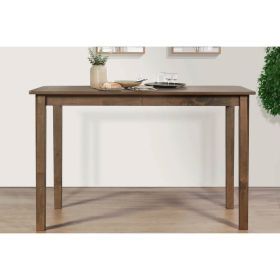 Rectangular 47 x 29 inch Dining Table in Brown Wood Finish